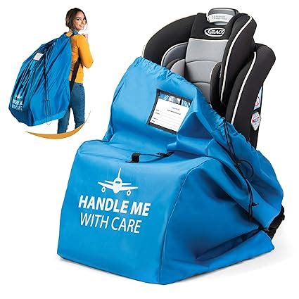 infant car seat travel bag.